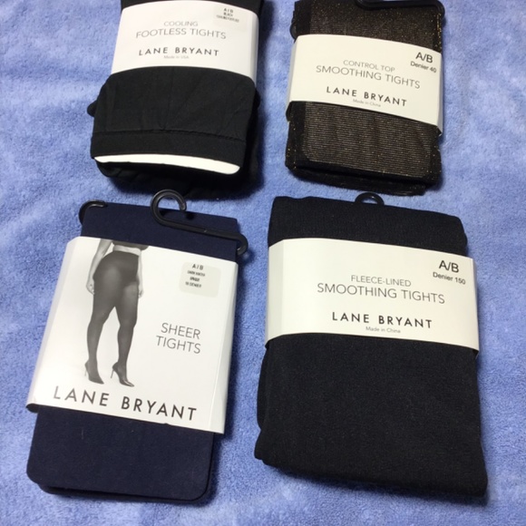 Lane Bryant tights set of 4 A/B NWT - Picture 3 of 3